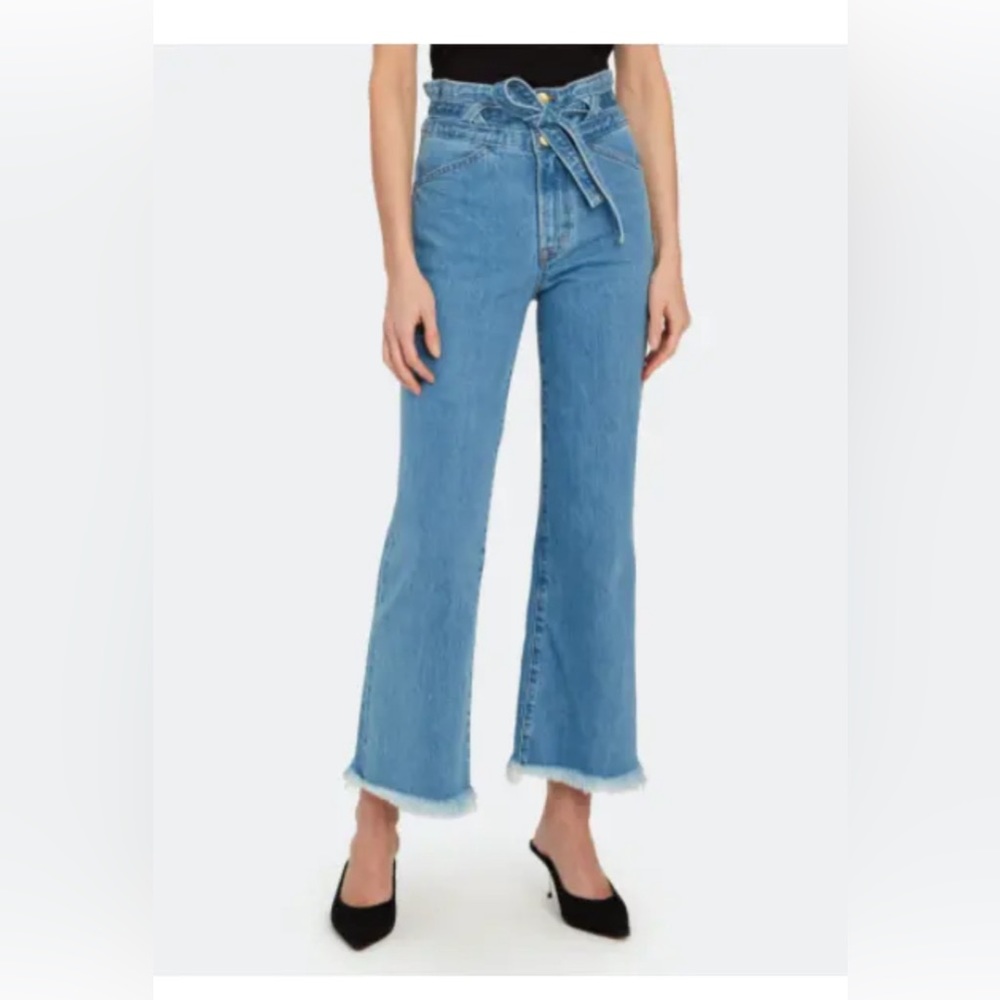 JBRAND Sukey super high rise crop Jean